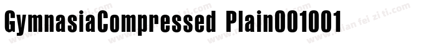 GymnasiaCompressed Plain001001字体转换